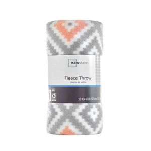 Mainstay Fleece Throw 50x60"